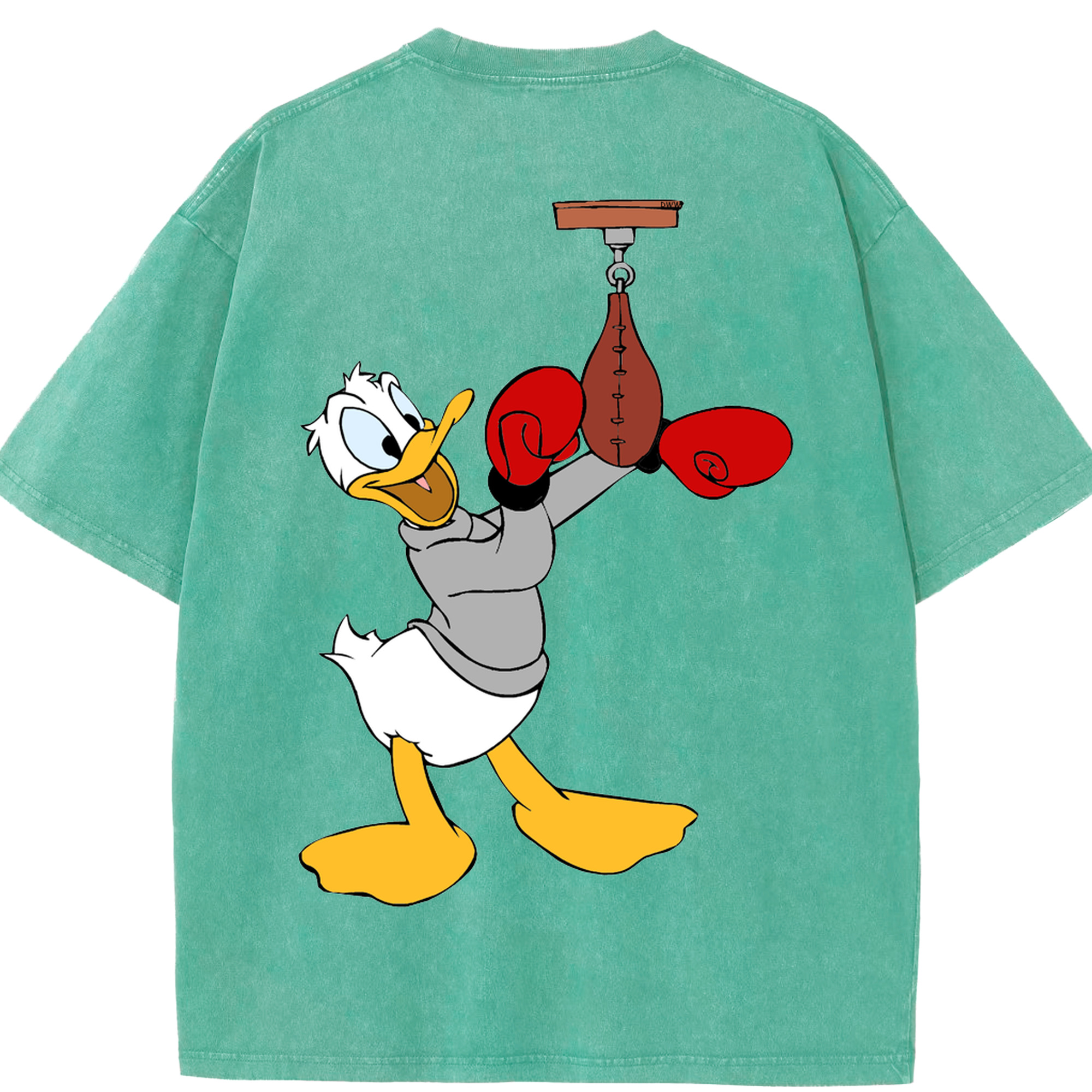 （画像用） ミッキーマウス Mickey Mouse 綿100% ヴィンテージ風 半袖Tシャツ（背面プリント）